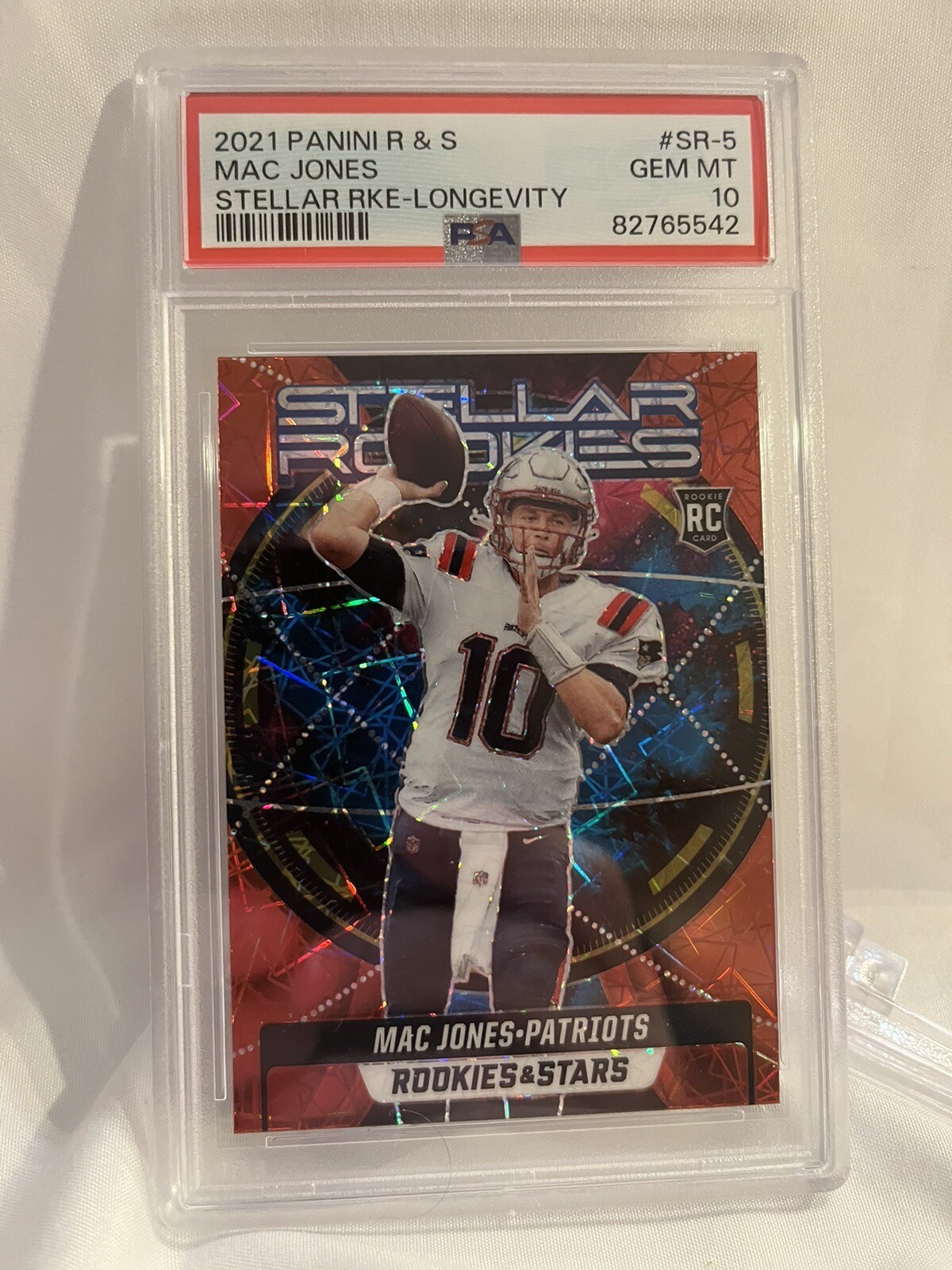Mac Jones Panini Rookies & Stars Stellar Rookies #SR5 Longevity