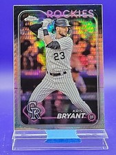 Kris Bryant 2024 Topps Chrome Prism Refractor SP 🔥 Rockies