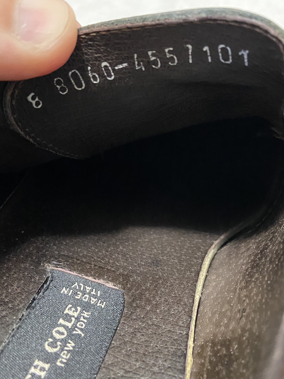 Kenneth Cole Vero Cuoio Italy mens 