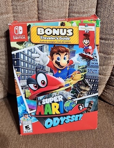 Super Mario Odyssey Nintendo Switch Bonus Traveler's Guide *NUR LEERKARTON*