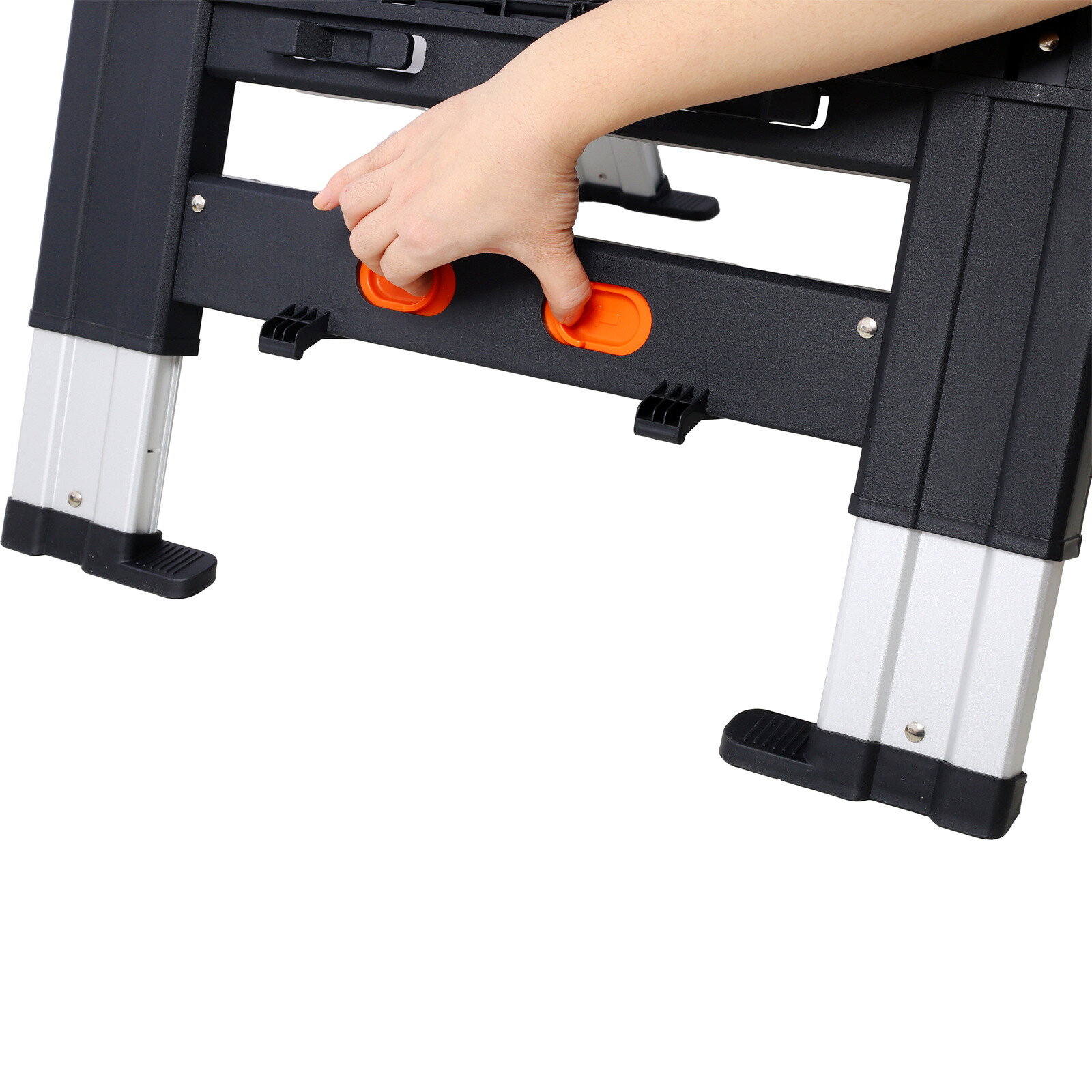 2-in-1 Aluminium Folding Work Table & Sawhorse Portable Workbench Large Load