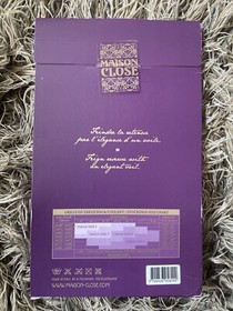 Maison Close Stocking Sheer Cut And Curled 20Den Black Size 2