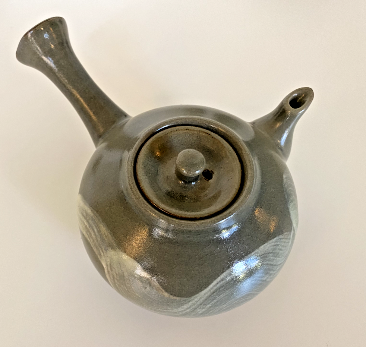 Vintage Korean Tea Set, one pot & 4 handless cups eBay