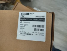 New Stratasys 345-42011, ABS-P430 XL P430XL MODEL Yellow UPRINT FDM 42ci, 688cc