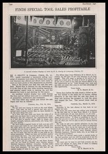 1914 H. B. Beatty Hardware Clinton Illinois Tool Display Photo Article Print Ad