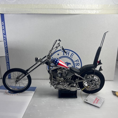 Harley Davidson Easy Rider Chopper America Captain 1969 1/10 Franklin como nueva - Imagen 2 de 4