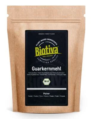 BIOTIVA Guarkernmehl Bio 2 kg (4x500g) glutenfrei
