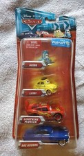 Disney Cars Walmart Exclusive 4 Pack GUIDO LUIGI DOC MCQUEEN