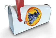 Mailbox Magnet (Partial Cover) Witch Full Moon Halloween Decor Curb Appeal!