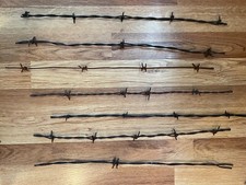 7 Antique Barbed Wire 1868-1887 18" - 19"