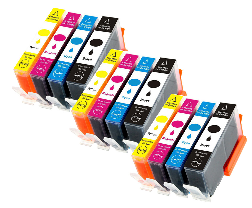 12PK Ink Cartridges Combo for 564XL 564 Officejet 4620 Deskjet 3520 3521 3522-image