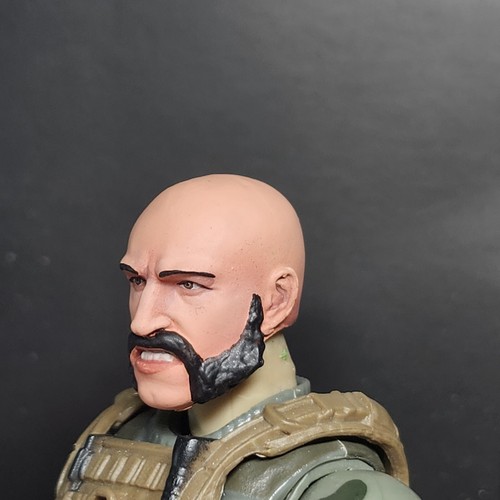 HEAD ONLY Gi Joe Classified Chops Head Only Custom Painted - Picture 5 of 6