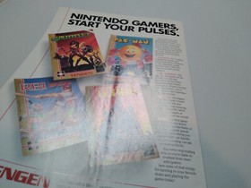 Tengen Games NES 1989 Pac-Man Tetris Gauntlet Print Magazine Ad Poster ADVERT