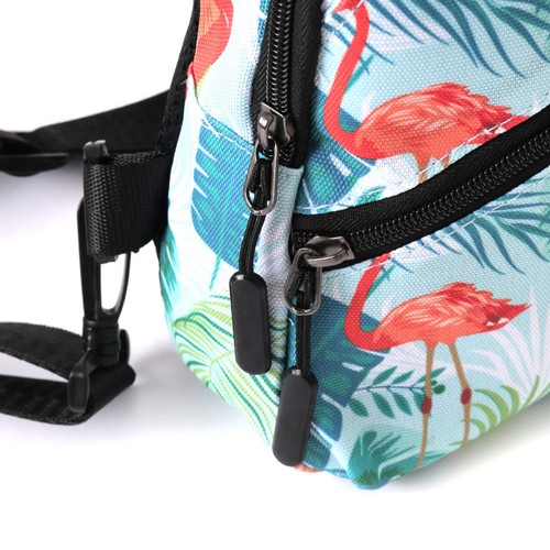 Novelty Sport Tropical Flamingo Sling Bag-By Westend - Picture 5 of 7