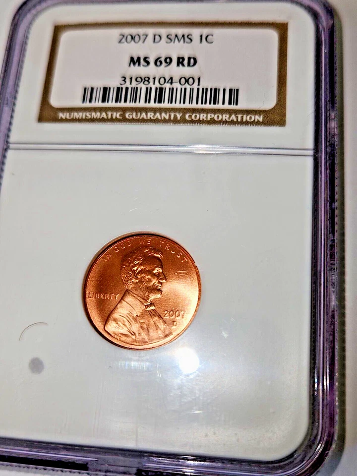 2007 D LINCOLN CENT NGC MS69 SMS - Image 3 of 4