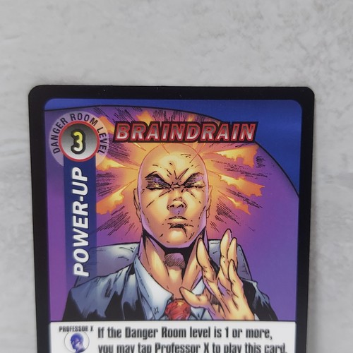 Marvel X-Men #46 Power Up Braindrain Trading Card WOTC 2000 TCG CCG - Picture 2 of 6