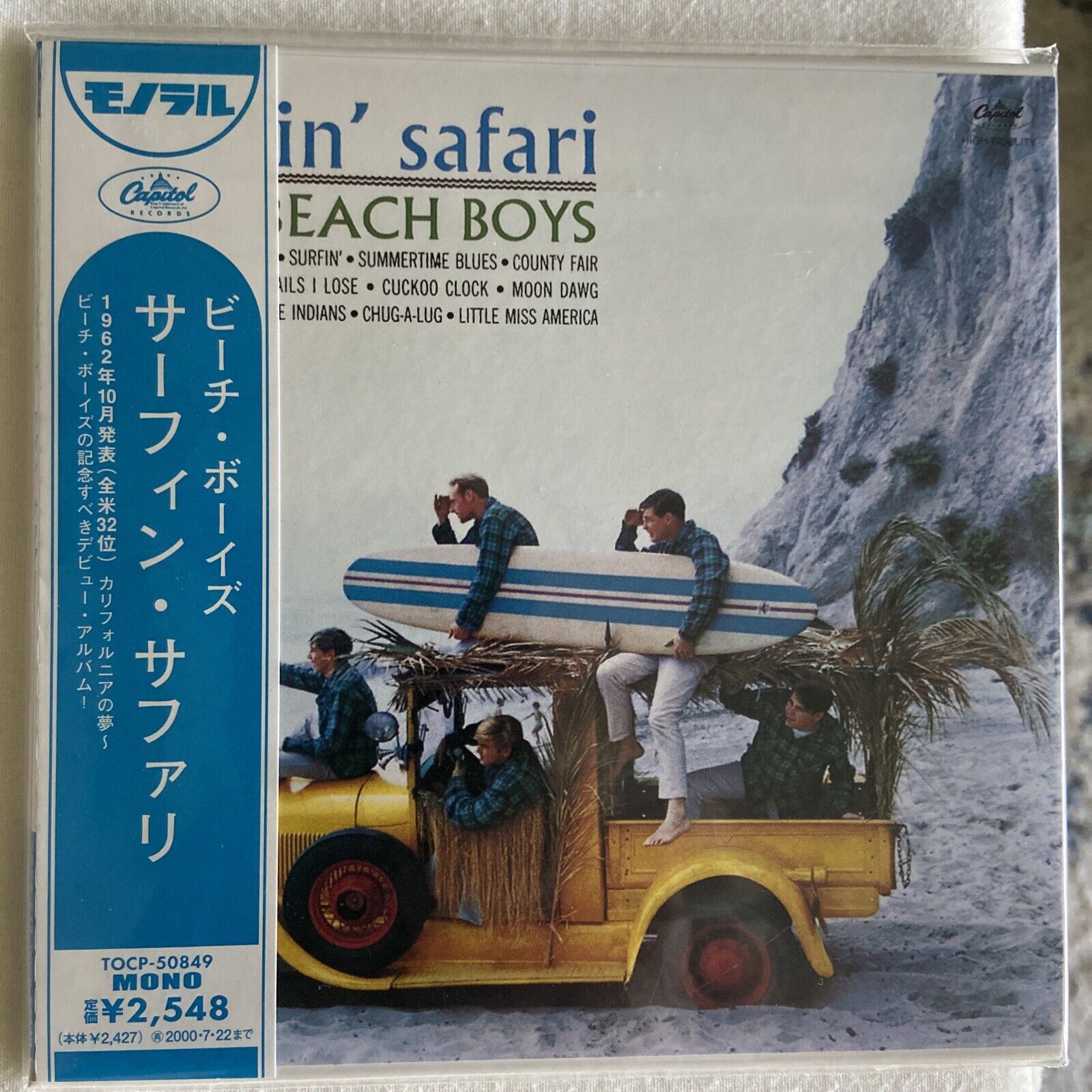 The Beach Boys Surfin' Safari Mini LP CD Japan TOCP-50849 PROMO OBI Sealed Mint