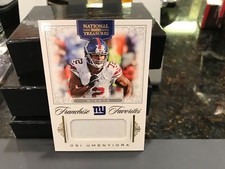 National Treasures Franchise Favorites Jersey Giants Osi Umenyiora  38/49  2012