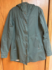 Kuhl Celeste Trench Rain Jacket Xl Green