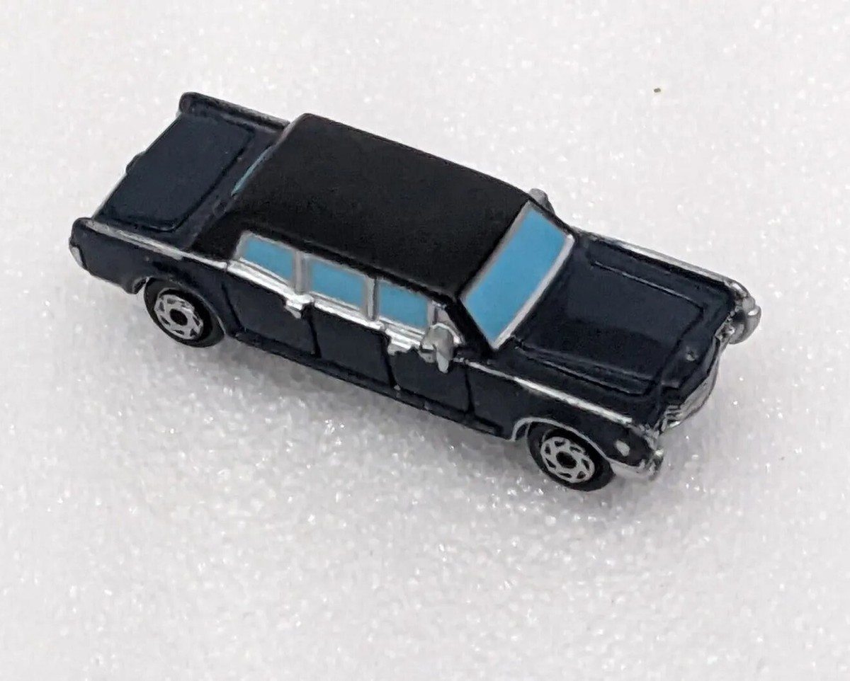Vintage Micro Machines Limousine Blue Galoob 80s Toy Car