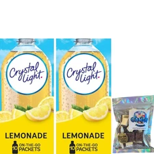 Crystal-Light On The Go Drink Mix 2 Pack of 10pck/0.13oz (Lemonade)