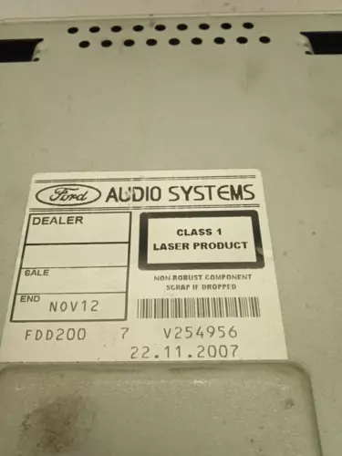 7M5T18C815BA Sistema Audio/Radio Cd para FORD FOCUS BERLINA (CAP) * 2007 633110 - Imagen 1 de 4