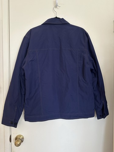 Giacca camionista uomo Lords Of Harlech James blu navy taglia XL nylon nuova con etichetta - Foto 6 di 14