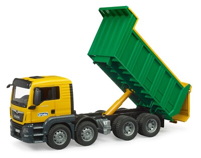 Bruder Spielzeug LKW 03766 MAN TGS Kipp-LKW Lastwagen Kipper Baustellenfahrzeug