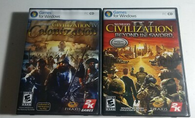 Sid Meier's Civilization IV Colonization & Civilization Windows 2000 PC CD Games