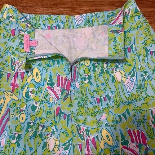 Lilly Pulitzer Frog Parade Skirt 4 - Picture 7 of 10
