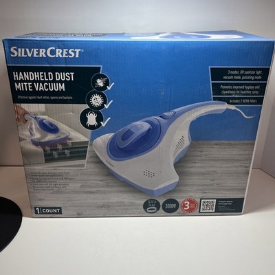 Silvercrest Dust Mite Handheld Vacuum 300W Mattress Cleaner new open box