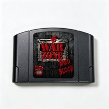 N64 Game - WWF WarZone - Badd Blood US Version 