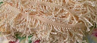 Light peach color fringe for sewing