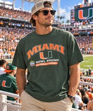 Vintage 2001 Miami Hurricanes Nokia Sugar Bowl T Shirt Large CSA NCAA -3858