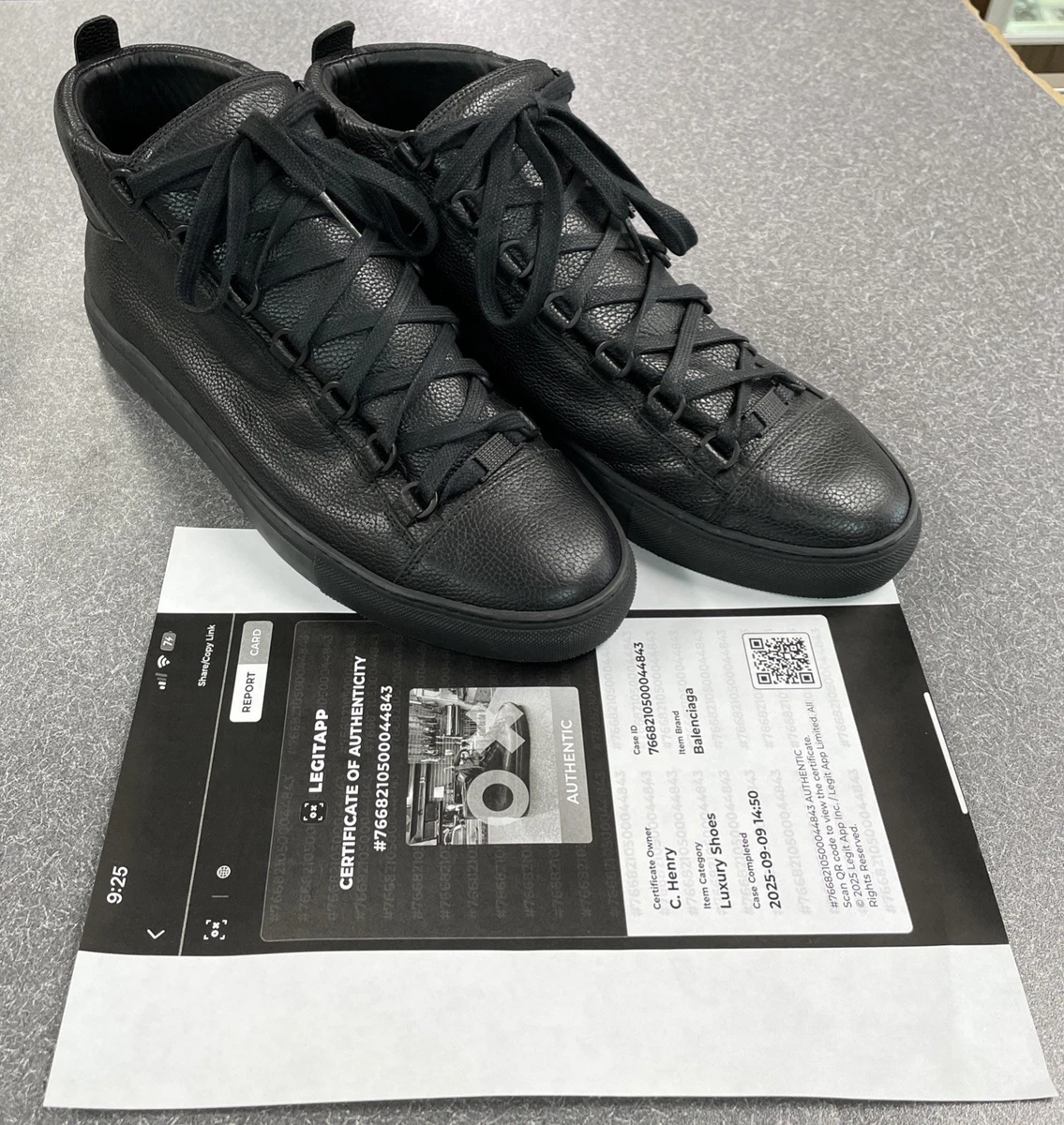 Preços baixos em Tênis Casual Balenciaga Arena para homens Com