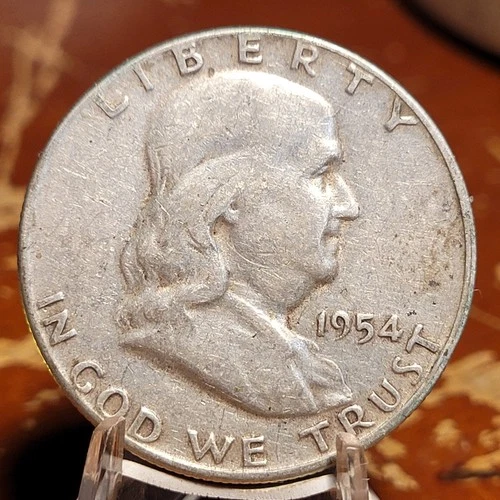 1954 Franklin Half Dollar 90% Silver