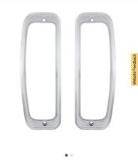 United Pacific 110583 66-77 Bronco Billet Aluminum Tail Light Bezel New United Pacific 110583 66-77 Bronco Billet Aluminum Tail Light Bezel New