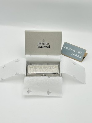 Vivienne Westwood Metal Cigarette Case Metal Slim Nana ORB Silver