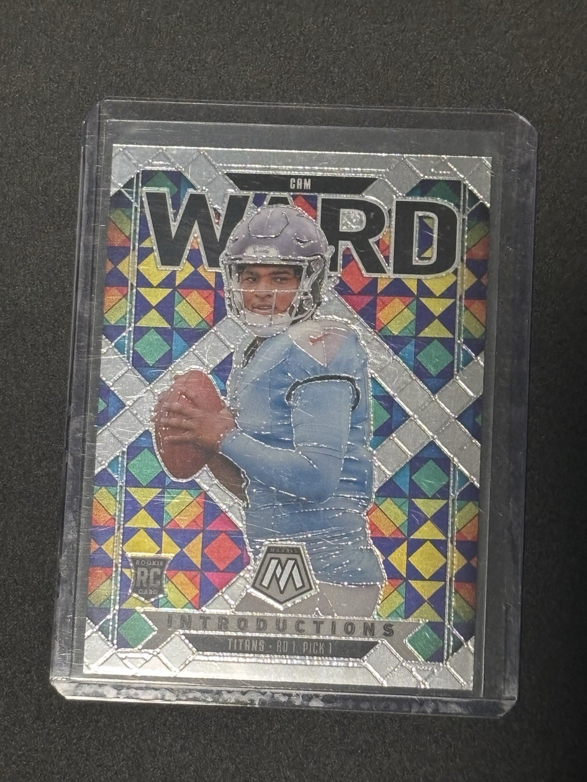 2025 Panini Mosaic Football Introductions #6 Cam Ward