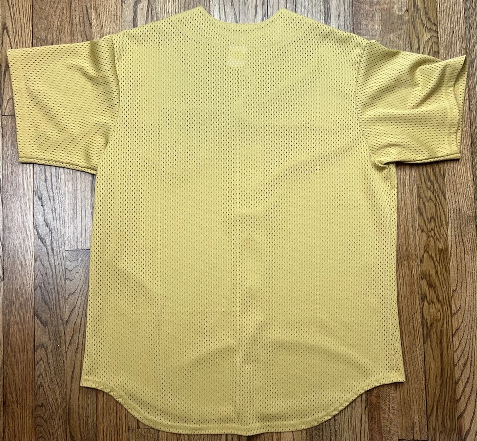 Camiseta de béisbol vintage Majestic Notre Dame bordada dorada de EE. UU. para hombre talla grande Foto 4 de 4