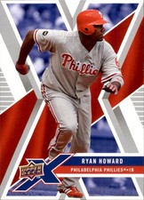 Ryan Howard 2008 Upper Deck X #76 Philadelphia Phillies Baseball Trading Card