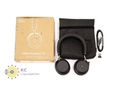 Jabra Evolve2 75 Wireless Stereo Headset (27599-999-999) + USB-A Dongle