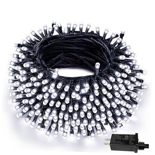 Connectable 95FT 240 LED Christmas String Lights in Cool White