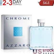 CHROME By Loris Azzaro for Men Cologne 3.3 Oz / 3.4 Oz EDT New in Box
