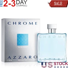 CHROME By Loris Azzaro for Men Cologne 3.3 Oz / 3.4 Oz EDT New in Box
