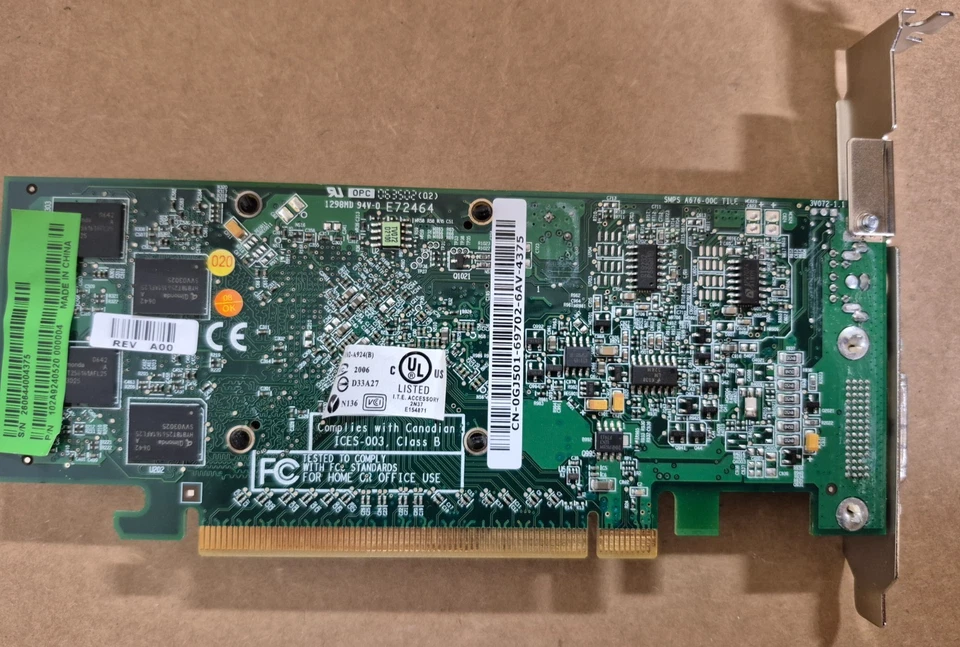ATI Radeon X1300 102A9240520 Dell 0GJ501 128MB PCIe Video Graphics Card 102-A924 - Image 2 of 4