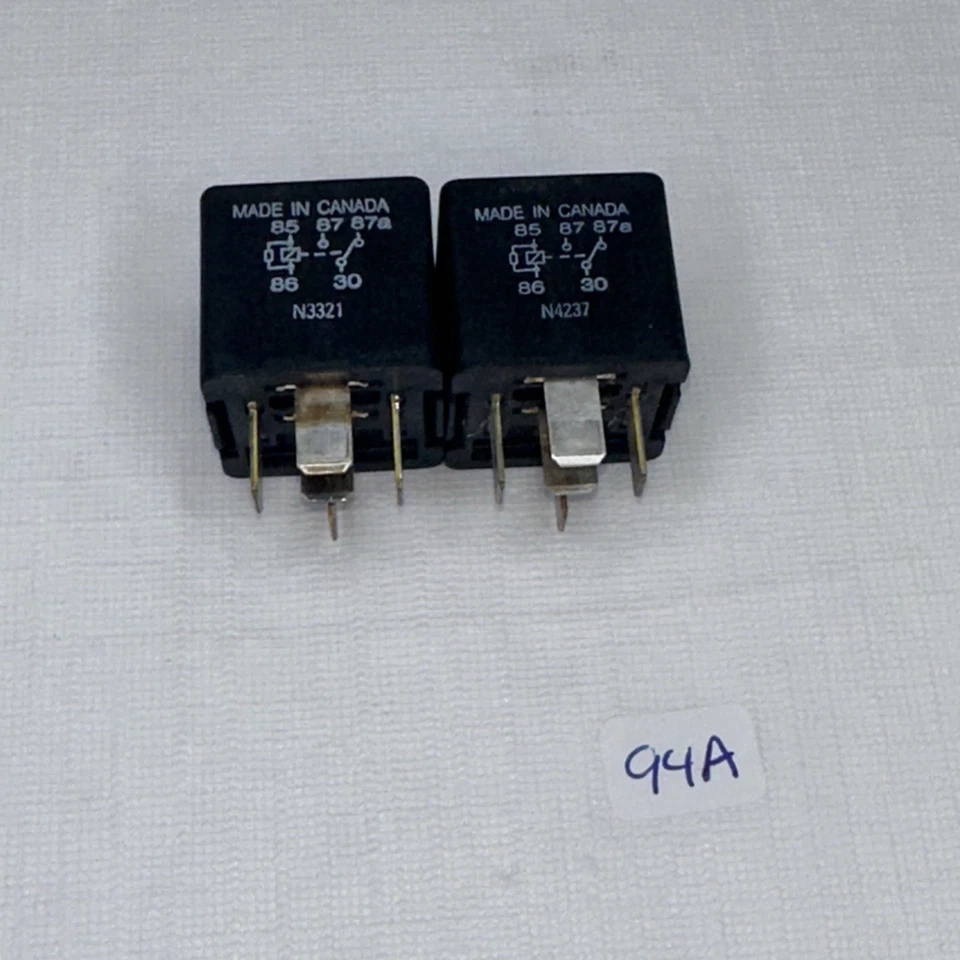 (2) FORD Relay FOAB-14B192-AA F0AB-14B192-AA 5-prong 12V Tested! P6STD 94A Foto 2 de 4
