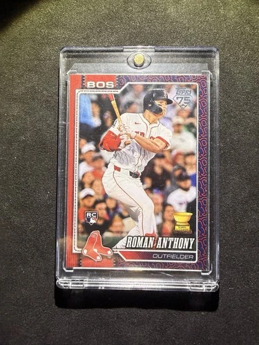 Topps 2020 Roman Anthony RC Team Border Logo Variation SSP