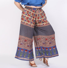 Women's Casual Trouser Printed Long Palazzo Pant Wide Leg Wholesale Mix lot