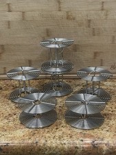 Lot of 6 - Stainless Steel Film Developing Reel Various Sizes And Connections